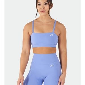 TLF Apparel Periwinkle Reset Bra and Tempo Shorts
